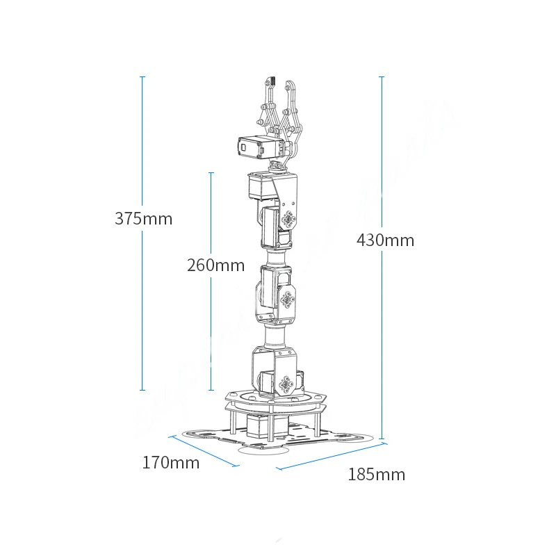 XArm 6DOF полностью металлический манипулятор для роборуки с царапинами/Arduino пульт дистанционного управления для DIY образования
