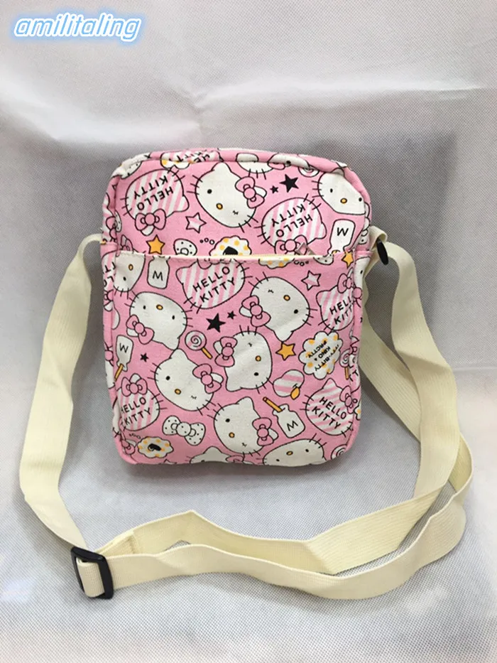 

New Hello kitty Canvas Bag Shopping Shoulder Messenger Bags Purse yey-C8871