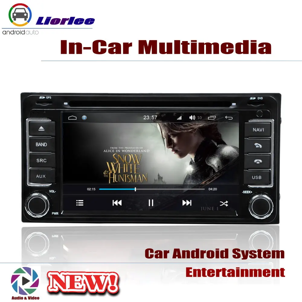 Для Toyota Alphard(AH10) 2002~ 2008 автомобильный Android плеер DVD gps навигационная система HD экран Радио Стерео интегрированный мультимедиа