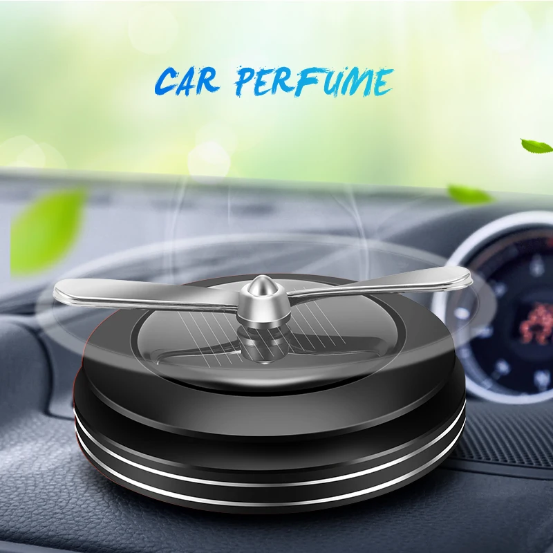 

Car air freshener Aromatherapy Solar rotating luxury Perfume Vehicle diffuser for the home electric flavoring Auto accessories