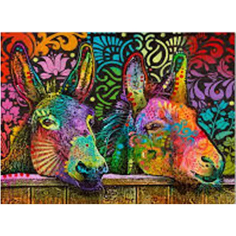 

Full Square/Round Drill 5D DIY Diamond Painting "Donkey stables" 3D Diamond Embroidery Cross Stitch Mosaic Rhinestone Paintings