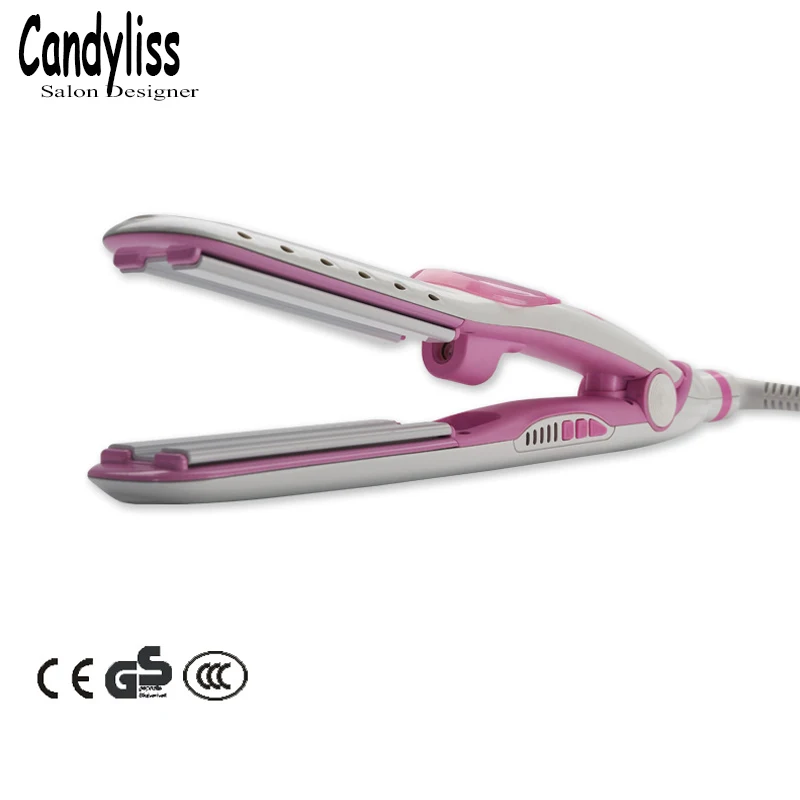 

Best Quality Professional Hair Straightener with Steam 2 in 1 Hair Straightener Straightening iron LED Display Hair Flat Iron