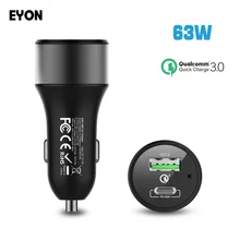 EYON 45W USB PD 18W QC3 0 Fast Car Charger Adapter For iPhone X 8 Plus