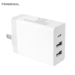 HIPERDEAL США Plug AD/адаптер переменного тока 30 Вт двойной Тип usb-C стены PD Зарядное устройство Мощность адаптер для MacBook для IPhone PAD Оборудование для