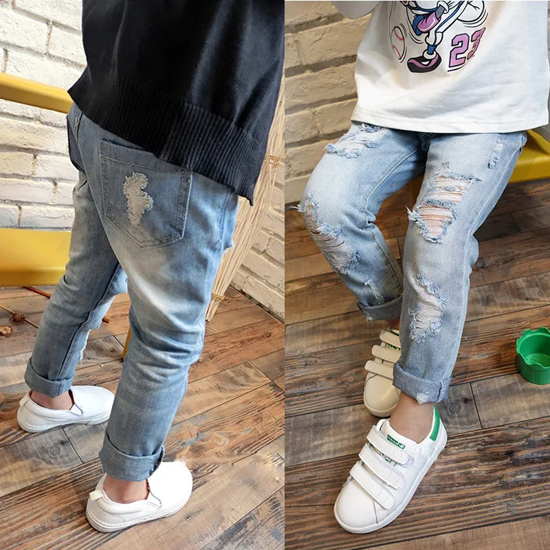 2017 Baby Girls Clothes Long Hole Jeans Pants Autumn Fashion Kids Trousers Ripped Boy Girl Denim For 2 7T In From Mother 2017 Baby Girls Clothes Long Hole Jeans Pants Autumn Fashion Kids Trousers Ripped Boy Girl Denim For 2 7T In From Mother