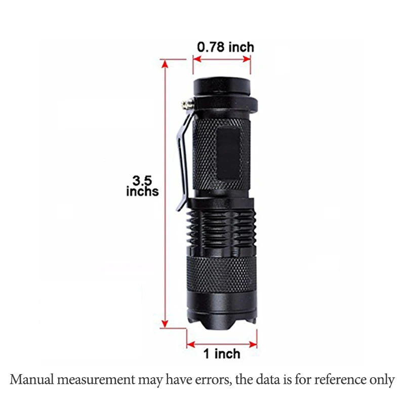 Ultraviolet flashlight Waterproof UV Light AA Battery For Money Detector Fluorescent Agent Checker UV Lamp (2)