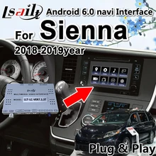 Lsailt Android видео интерфейс навигационная коробка для Toyota Sienna-19 TOUCH3 Panasonic Pioneer модель поддержка carpaly, приложение