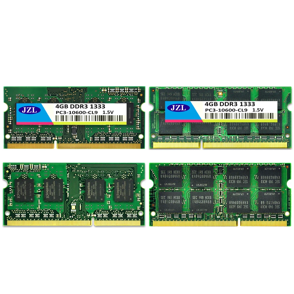 JZL DDR3 1333 MHz PC3-10600/PC3 10600 DDR 3 1333 MHz 4GB 204 PIN 1,5 V CL9 SODIMM модуль памяти ram SD ram для ноутбука/ноутбука