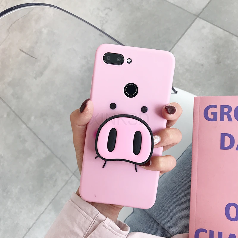 Милый чехол для телефона с изображением поросенка из мультфильма для Xiao mi Red mi 4X 5A 5 Plus 7 Note 5 6 7 Pro Prime mi 8 A2 lite 9 SE A1 mi x 2 2S Мягкий чехол из ТПУ