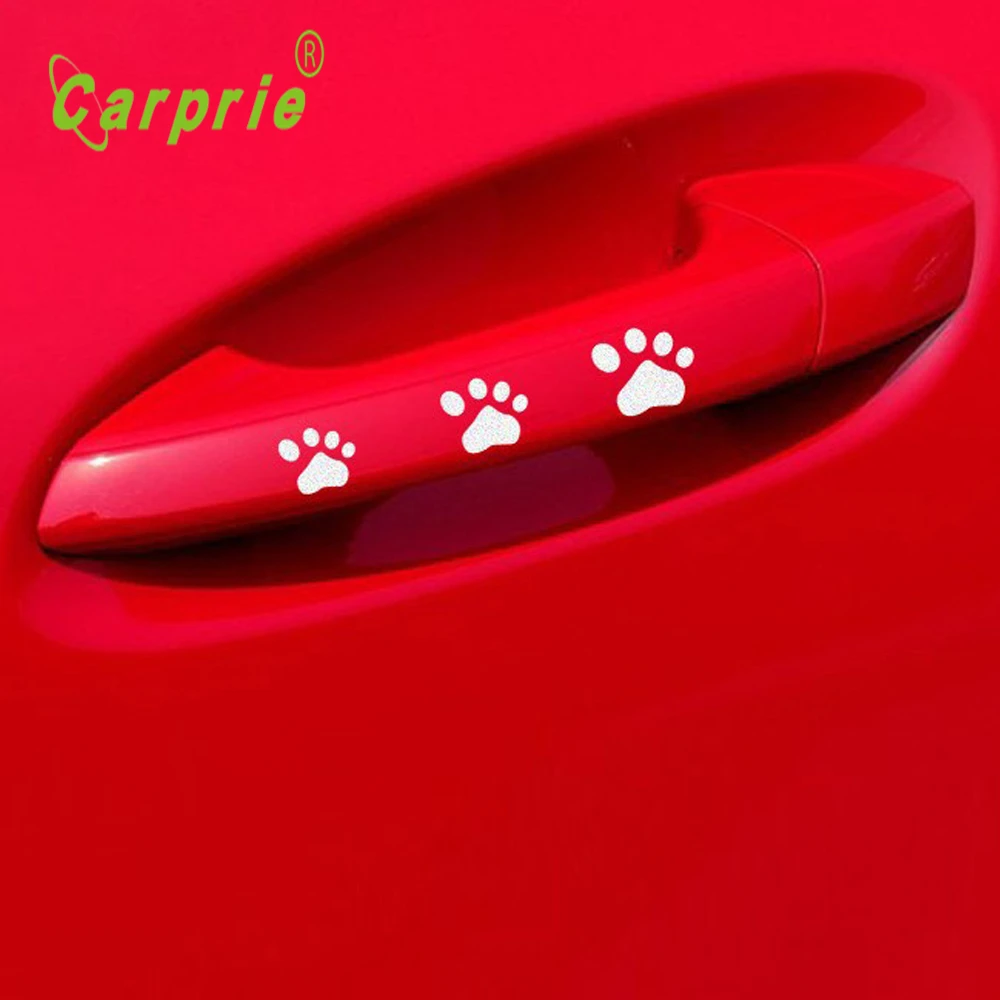 Auto car stickers DOG PAW DIY vehicle Body Emblem Badge car styling