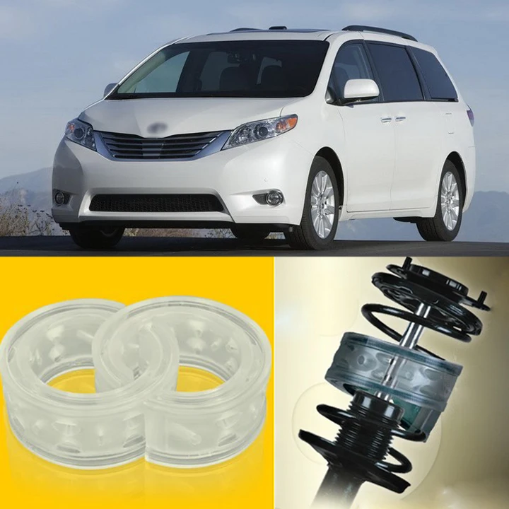 

2pcs Super Power Front Shock Absorber Coil Spring Cushion Buffer for Toyota Sienna