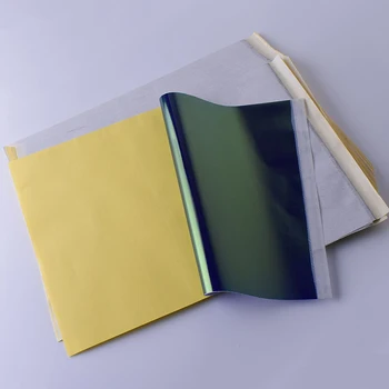 

10Pcs/Lot 4 Layer Carbon Thermal Stencil Tattoo Transfer Paper Copy Paper Tracing Paper Professional Tattoo Supply Accesories 27