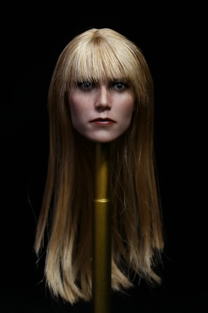 

[ESTARTEK] ACPLAY 1/6 Iron Man Girlfriend Pepper Potts Head Sculpt for 12" Collectible Action Figure DIY