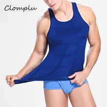 Clomplu Shapewear Shaper для мужчин для похудения живота контроль Футболка Мужская Плюс Размер Эластичный Высококачественный спандекс моделирующие Топы