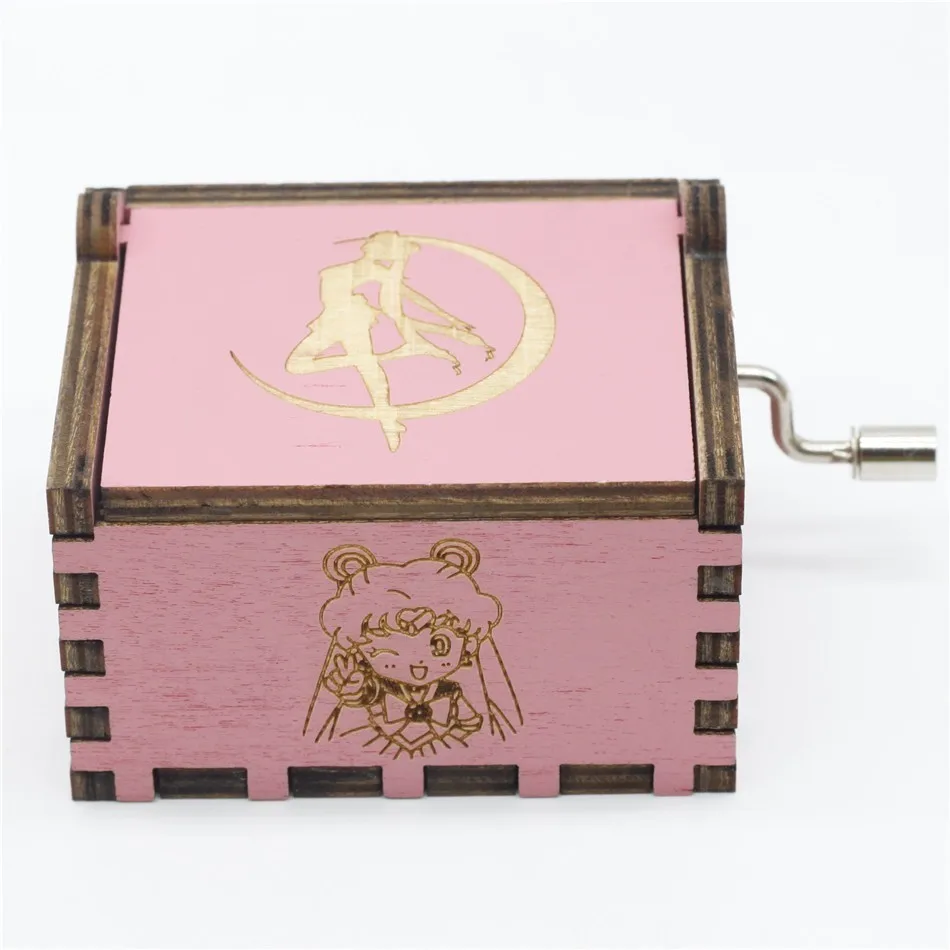 2018 nueva caja De música De Sailor Moon Rosa Juego De tronos caja De música tema De música Caixa De música A regalo De cumpleaños