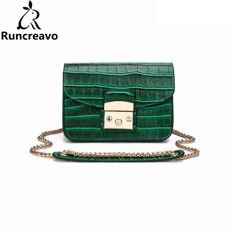 

2018 crossbody bag for women leather handbag luxury handbags women bags designer alligator leather chain shoulder bag sac a main