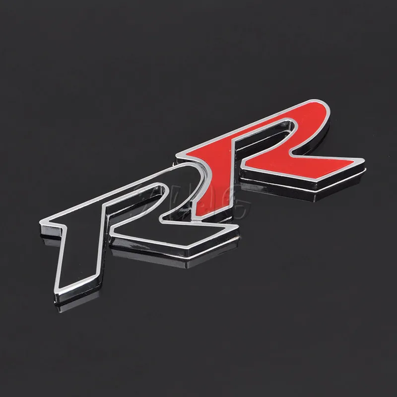 Модный металлический логотип эмблема-наклейка на автомобиль багажник значок наклейка для Honda RR Civic Mugen Accord Crv City Hrv авто аксессуары для укладки - Название цвета: Black