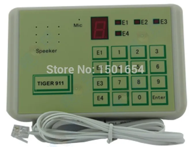 

911 telephone line Auto dialer &connect any wired controller panel