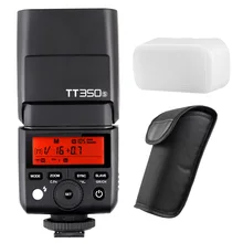 Godox Мини Вспышка TT350S Камера флэш-ttl HSS GN36 для sony беззеркальных цифровых зеркальных фотокамер Камера A7 A6000 A6500