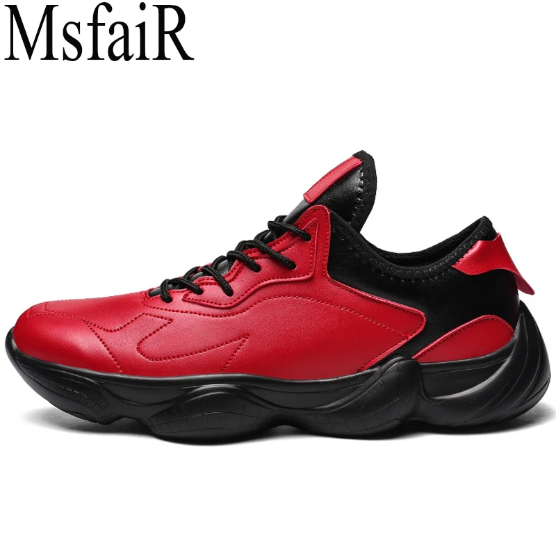 

MSFSIR 2018 Men Running Shoes Brand Super Light Sport Shoes For Man Breathable Mesh Sports Run Outdoor Athletic Sneakers
