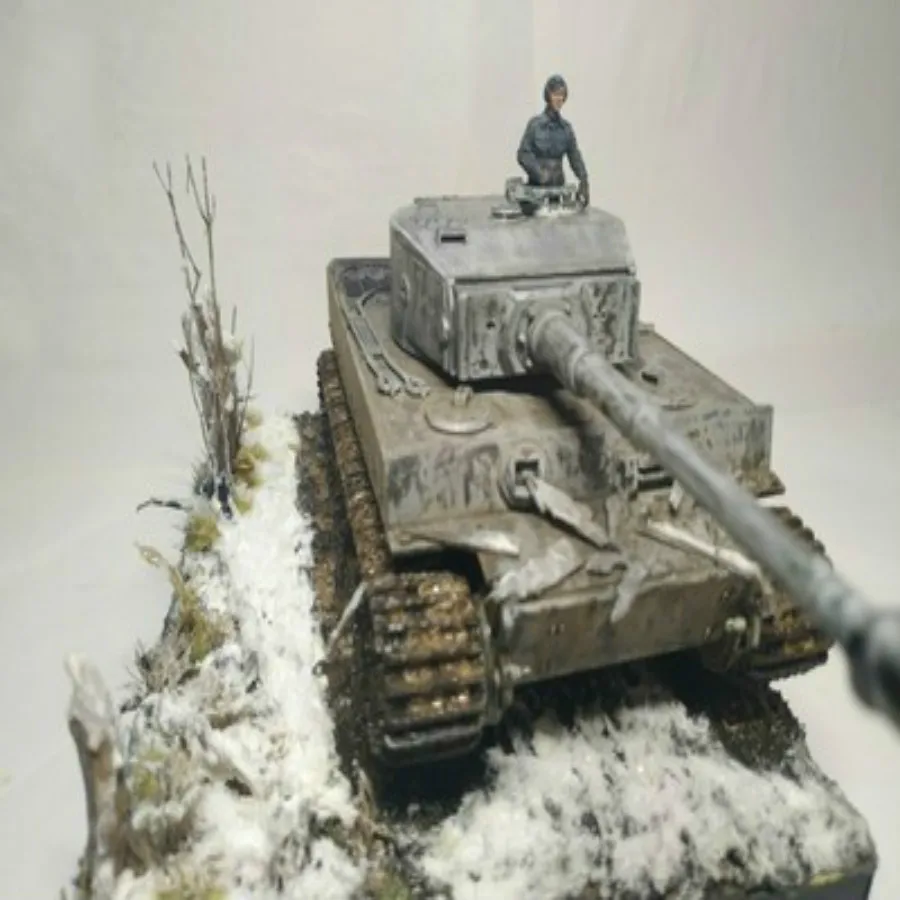 snow model train layout (5)