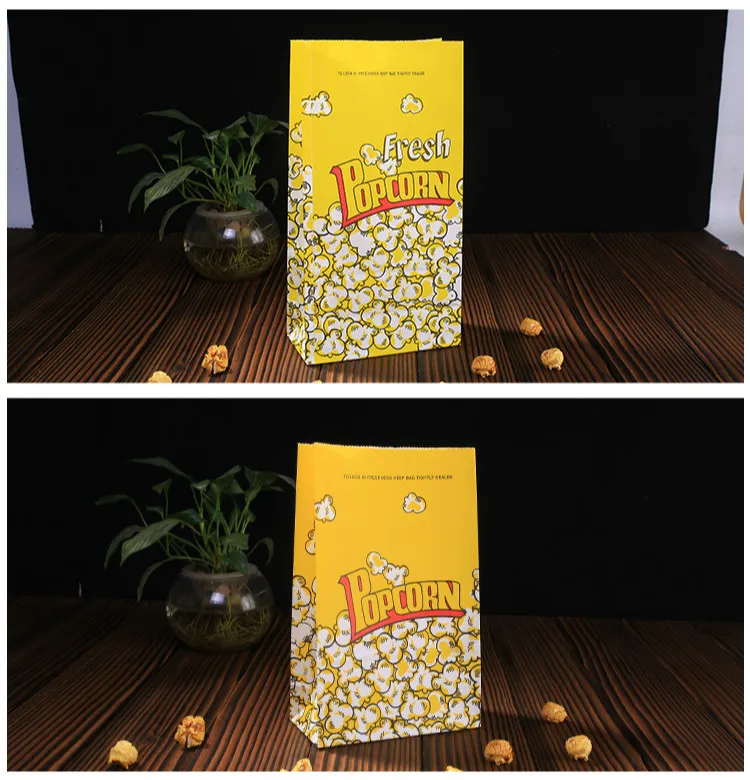 Download 20 Pcs Popcorn Bags Paper Yellow Wedding Popcorn Bags Birthday Party Kids Oil Proof Kraft Paper Popcorn Bag Box Food Container Gift Bags Wrapping Supplies Aliexpress PSD Mockup Templates