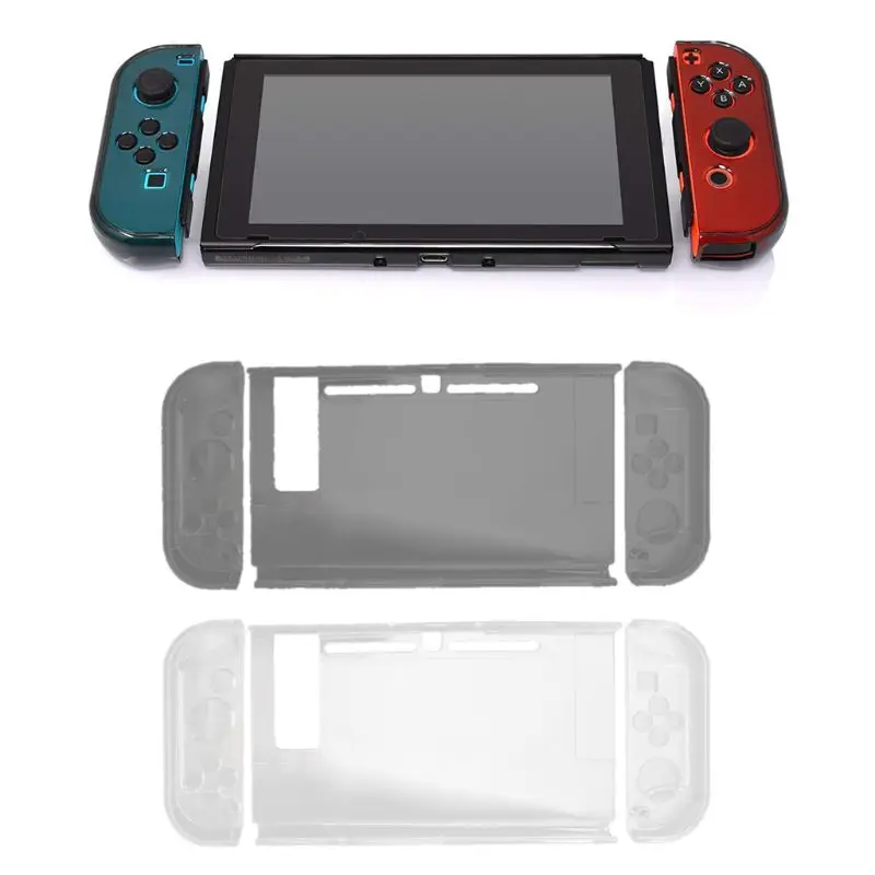 

For Nintendo Switch Slim Back Hard Crystal Split Protective Cover Case Shell Skin for Nintend Dock Station