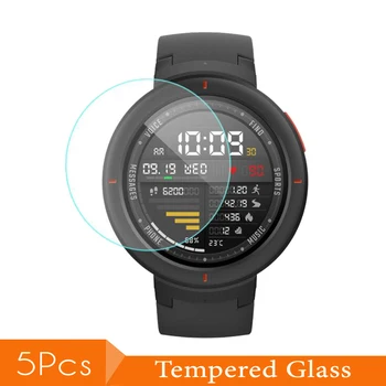 

5Pcs/Pack Tempered Glass For huami amazfit verge glass Anti-Scratch Anti-Explosion HD Amazfit verge Screen Protector film