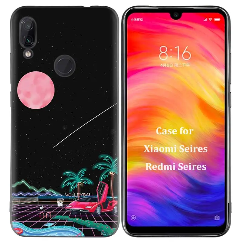 Силиконовый чехол для Xiao mi Red mi Note 7 6 5 Pro mi A1 A2 8 8A Lite 9 K20 Poco F1 S2 4 4X Plus Vaporwave Space Anime - Цвет: R-010