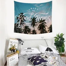 Home Decor Северный лес гобелен из полиэстера ткань Настенное подвесное покрывало Boho двери Шторы занавеска для общежития домашние декоративные предметы