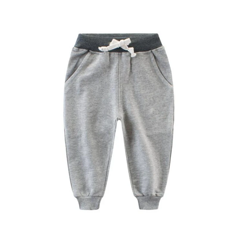 

2018 New Arrivals Children Boys Sport Pant Kids Cotton Long Pants Baby Guards Embroidered Casual Trousers For 90-140 cm Kids