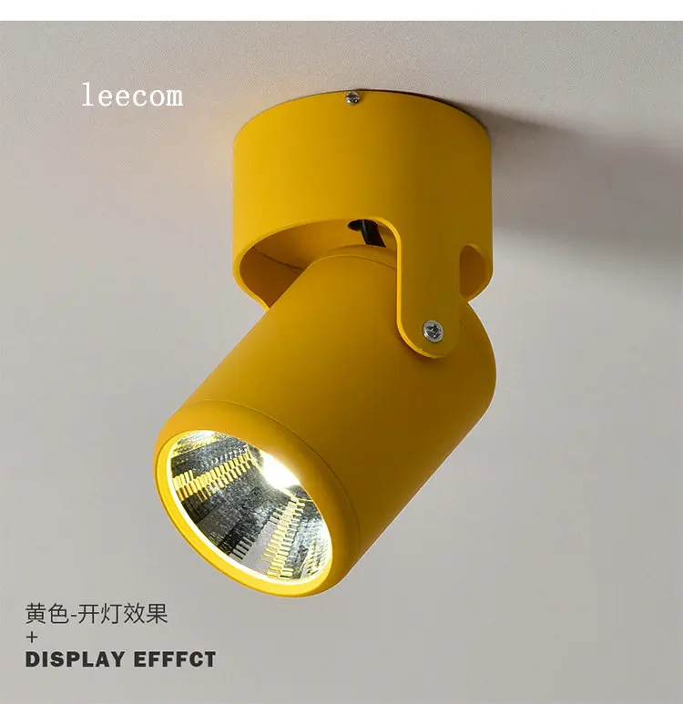 Lâmpada do Teto Luz de Ponto Led para Baixo Super Brilhante Graus Rotação Ac85-265v Downlights Superfície Montada 5w 7 180 3 High Quality Luzes e Iluminação