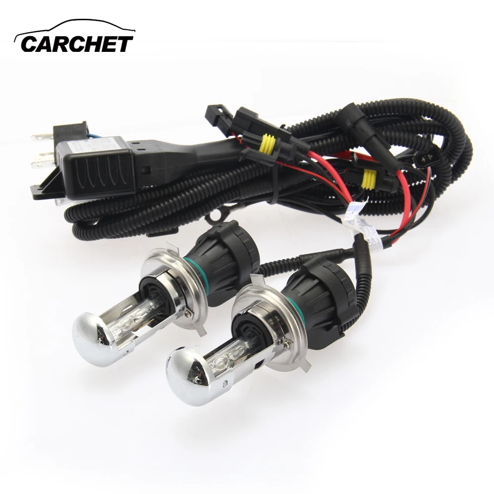 CARCHET H4 би ксеноновые Ксеноновые двухлучевые Hi/низкие телескопические фонари