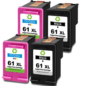 

Ink Cartridge 4 pcs HP61XL 61XL for Envy 4500, 4501, 4502, 4503, 4504, 4505 Envy 5530, 5531, 5532, 5534, 5535, 5539