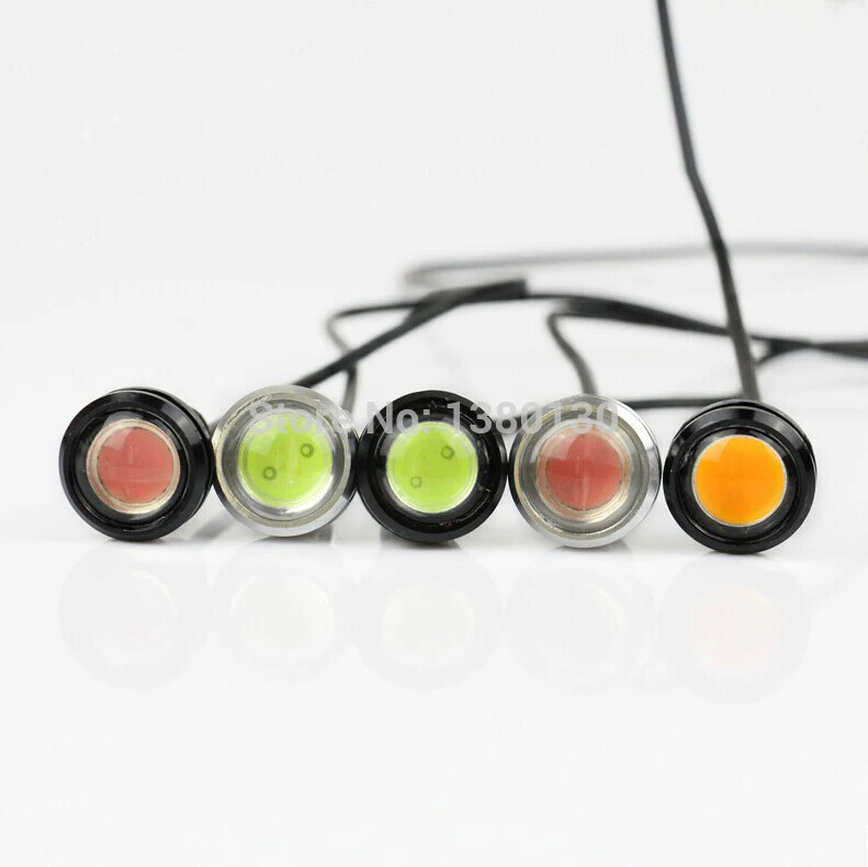 1 шт. 3 Вт LED DC 12 В Eagle Eye Автомобильный источник света Стайлинг для дневного DRL