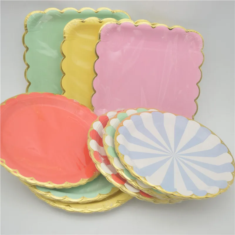 

9inches CHRISTMAS XMAS Paper Plate Cups Napkins straw Party Tableware Disposable Birthday Supplies Event Decorations