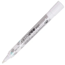 1 PCS Deli Permanent Tire Glass Doodle Marker White Liquid Ink Pen Gel Pen