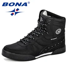 BONA New Designer Women Skateboarding Shoes Outdoor Athletic Shoes Woman Brand High Upper Sneakers Sport Shoes For Women Walking