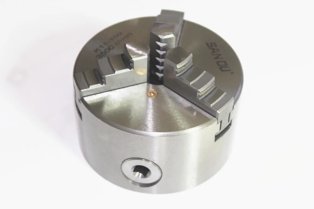Skup SAN OU K11 100 3 szczęki uchwyt tokarski instrukcja samocentrujący metalowy K11 100 uchwyt tokarski ze szczękami tokarka narzędzia akcesoria