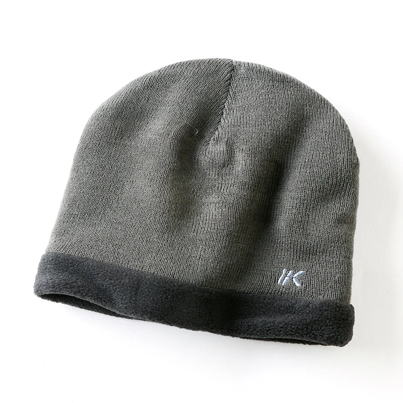 

2019 Fall Winter Men Women Beanie Cap Men Sports Outdoor Cycling Beanie Hat Unisex Windproof Thermal Hat OSFA Gray Discount