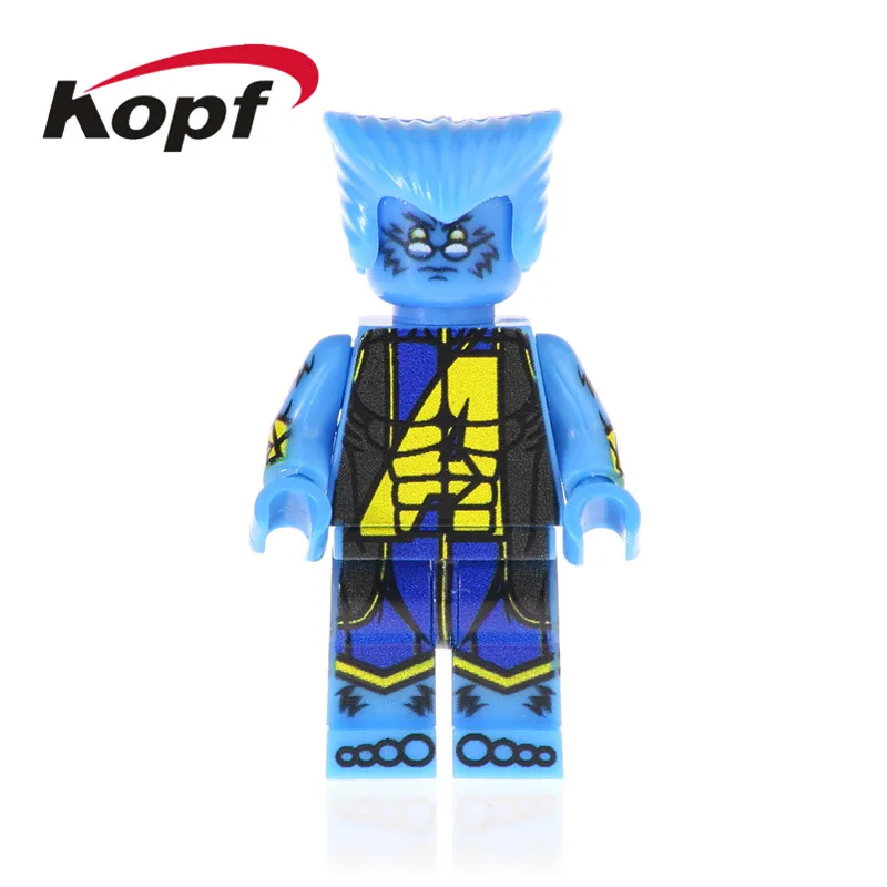 

Single Sale Building Blocks Super Heroes Beast Punk Spiderman Valkyrie Captain America Figures Toys For Children PG1700