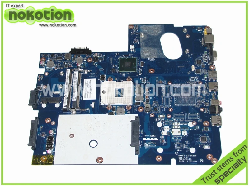 Материнская плата NOKOTION для ноутбука материнская шлюза NV79 MBWHH02001 MB.WHH02.001 NAYF0 Intel HD |