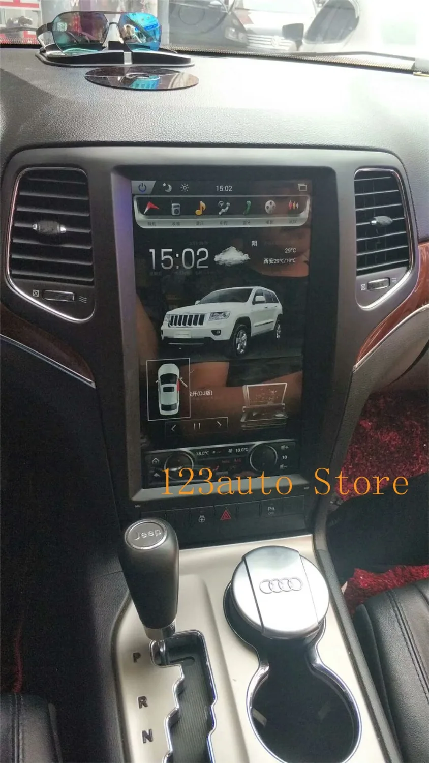 13 3 дюймов вертикальный экран Tesla стиль Android 8 1 автомобильный DVD gps плеер Радио
