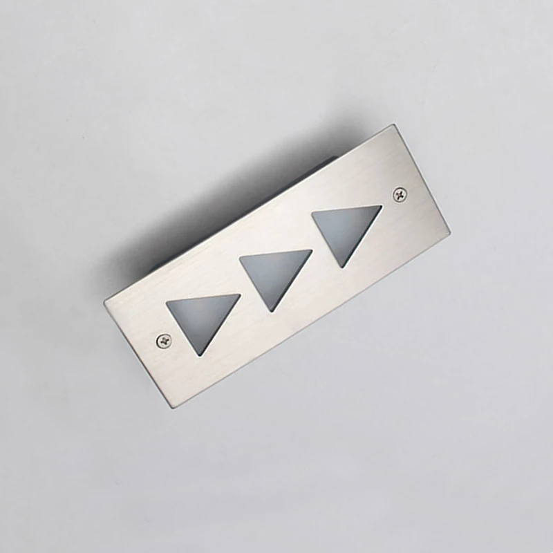 Rectangular LED underground light embedded indoor outdoor waterproof for Corridor Corner Step Stairs lighting (6)