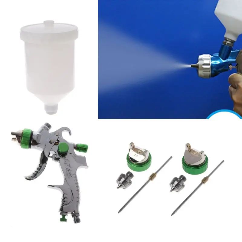 

1.4/1.7/2.0mm G2008 Nozzles HVLP Spray Gun Set Sprinkling Paint Can With High Working Pressure Professional Atomizer For Car Rep