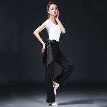 Бренд 1 цвет брюки для латинских танцев женские хлопковые черные костюмы для латинских танцев сальса Румба Танго бальный костюм Лидер продаж A238