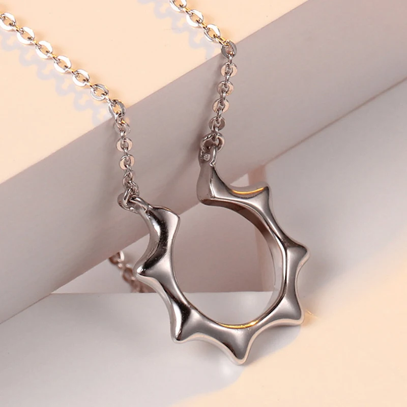 Necklace-For-Women-Sterling-Silver-925-Fine-Jewelry-Korean-Style-Sun-Shape-Simple-cc-For-Girls (5)