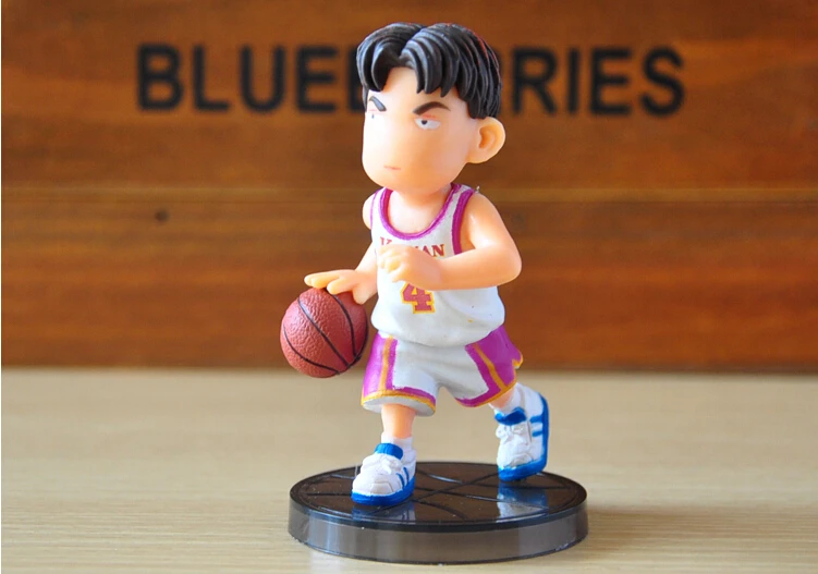 5 шт./лот 7 см Аниме Фигурки ПВХ игрушки Slamdunk Shohoku VS Ryonan Anzai Hanamichi Sakuragi Takenori Akagi Kaede для