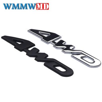 

3D Chrome Metal Sticker 4WD Emblem 4X4 Badge Decal Car Styling for Honda CRV Accord Civic Suzuki Grand Vitara Swift SX4 Sticker
