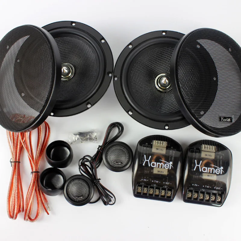 

Great Sound Quality 290W 6.5inch Car Speaker Sets With Dome Tweeter Speakers And Crossover Divider Vehicle Auto Styling Modified